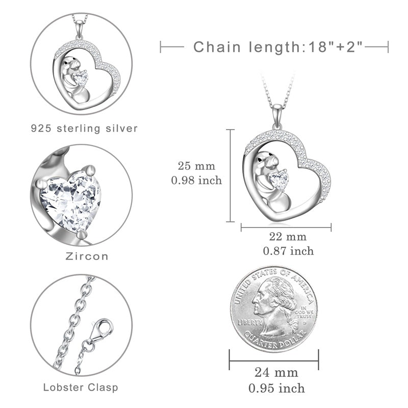 Sterling Silver Manatee Pendant Necklace