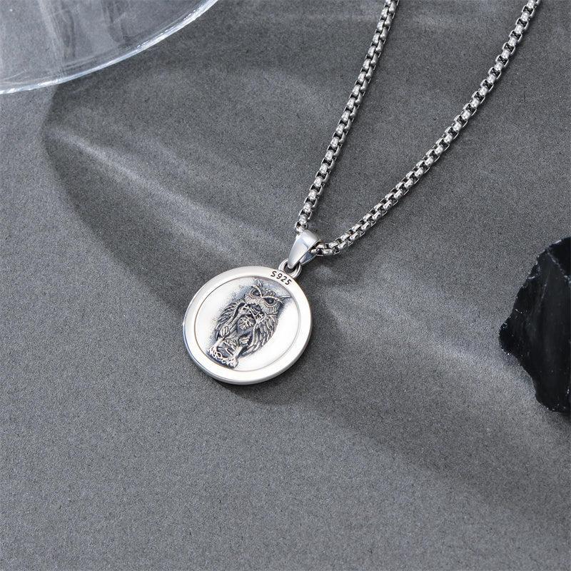 Sterling Silver Saint  Michael Christopher Sebastian Jude Gabriel Anthony Religious Pendant Necklace