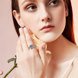 Sterling Silver Oxidized Dragonfly Butterfly Hummingbird Sea Turtle Anchor Cross Tree of Life Sunflower Spoon Ring