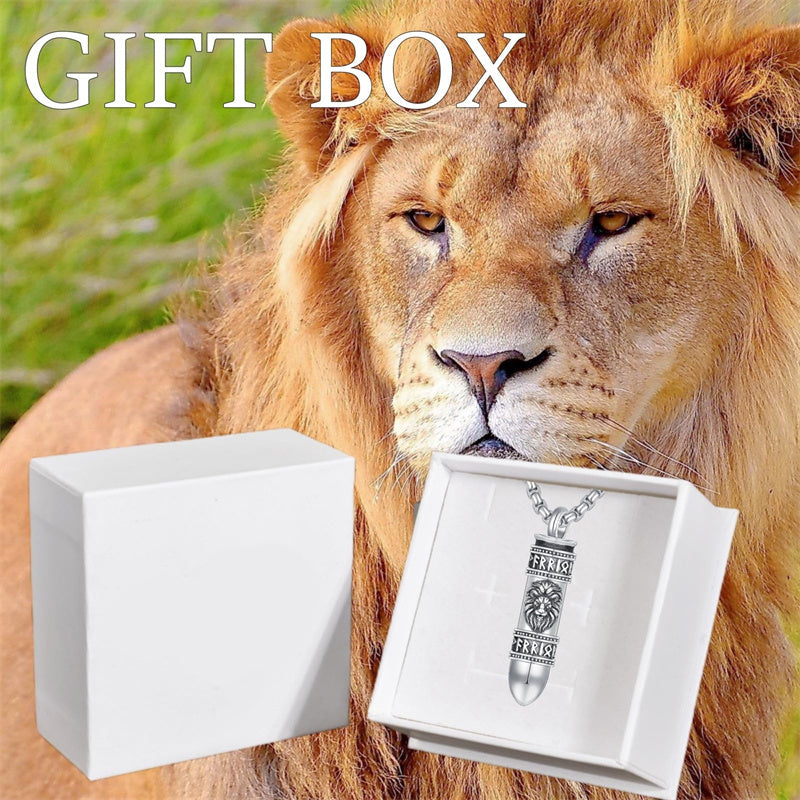 Sterling Silver Bear Lion Eagle Compass Tree of Life Bullet Urn Necklaces for Ashes