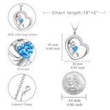 Sterling Silver Manatee Pendant Necklace