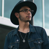 Sterling Silver Lion Tiger Satanic Goat Owl Scorpion Eagles Deer Pendant Necklace for Men