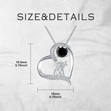 Sterling Silver Highland Cow Pendant Necklace