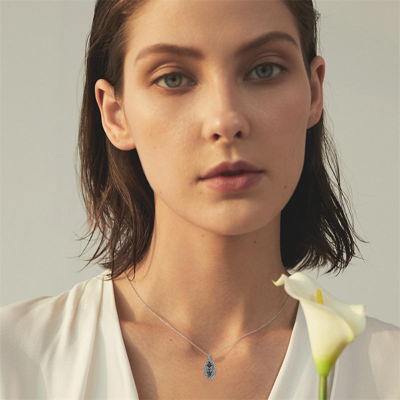 Sterling Silver Personalized Engraved  Butterfly Urn Necklaces for Ashes