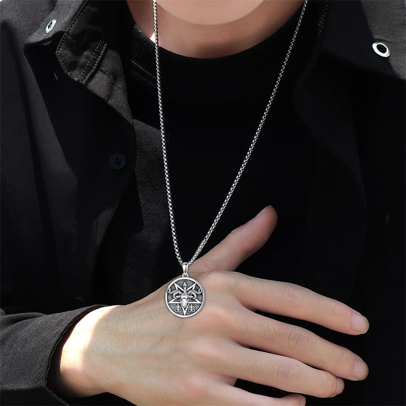 Sterling Silver St Michael St Benedict St Anthony St Jude Medal Pendant Necklace