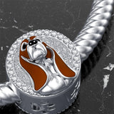 Sterling Silver Personalized Dog Breed Photo Charm Beads