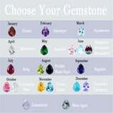 Sterling Silver 10K 14K 18K  Gold Pear Gemstone Vintage Engagement Wedding Promise Anniversary Ring