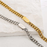 Stainless Steel Personalized Name Pendant Necklace for Men