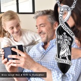 Sterling Silver Crystal Saint Michael Saint Christopher Guardian Angel Guadalupe Pendant Necklace