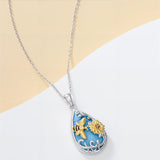 Sterling Silver Turquoise Butterfly Dragonfly Bee Hummingbird Ladybug Pendant Necklace