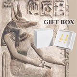 Sterling Silver Ankh Dangle Earrings