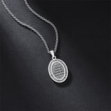 Sterling Silver St Anthony Francis Joseph Peregrine Raphael Sebastian Medal  Protection Pendant Necklace