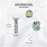 Sterling Silver Abalone Shell Butterfly Dragonfly Moon Phase Mountains Sunflower Tree of Life Urn Necklaces for Ashes