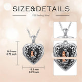 Sterling Silver Personalized Photo Abalone Shell Turquoise Malachite Father Daughter Pendant Necklace