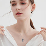 Sterling Silver Angel Wing Urn Necklace for Ashes