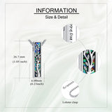 Sterling Silver Abalone Shell Butterfly Dragonfly Moon Phase Mountains Sunflower Tree of Life Urn Necklaces for Ashes