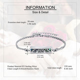 Sterling Silver Rose Butterfly Dragonfly Urn Bracelet for Ashes