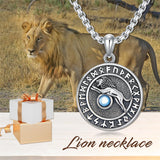 Sterling Silver Lion Tiger Satanic Goat Owl Scorpion Eagles Deer Pendant Necklace for Men