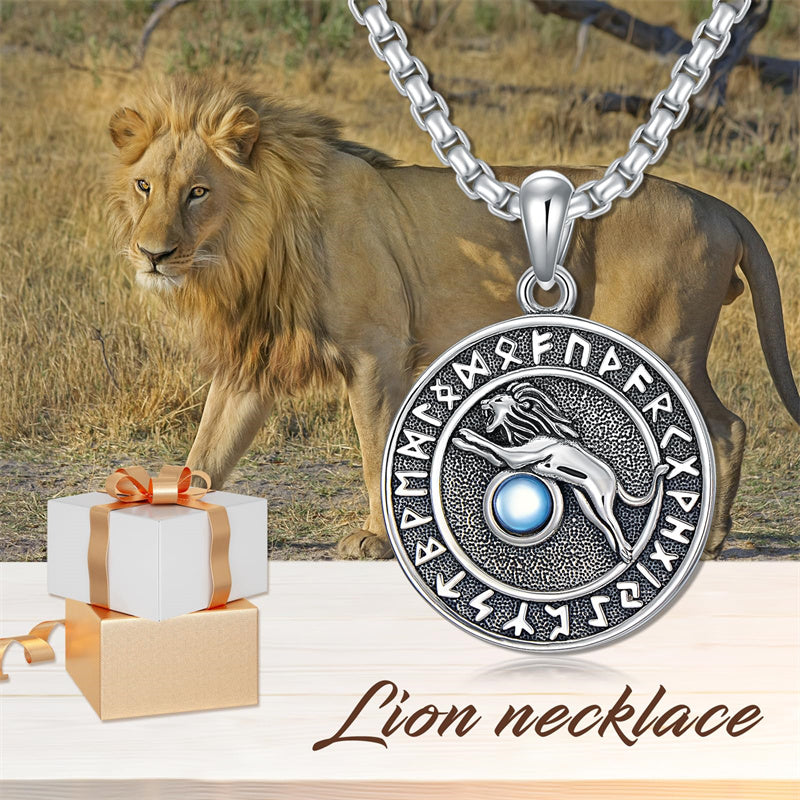 Sterling Silver Lion Tiger Satanic Goat Owl Scorpion Eagles Deer Pendant Necklace for Men