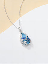 Sterling Silver Turquoise Butterfly Dragonfly Bee Hummingbird Ladybug Pendant Necklace