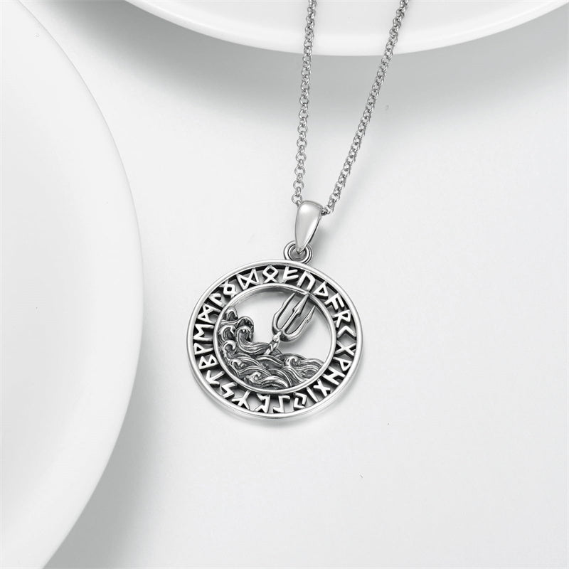 Sterling Silver St Michael St Benedict St Anthony St Jude Medal Pendant Necklace