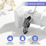 Sterling Silver Crystal Saint Michael Saint Christopher Guardian Angel Guadalupe Pendant Necklace