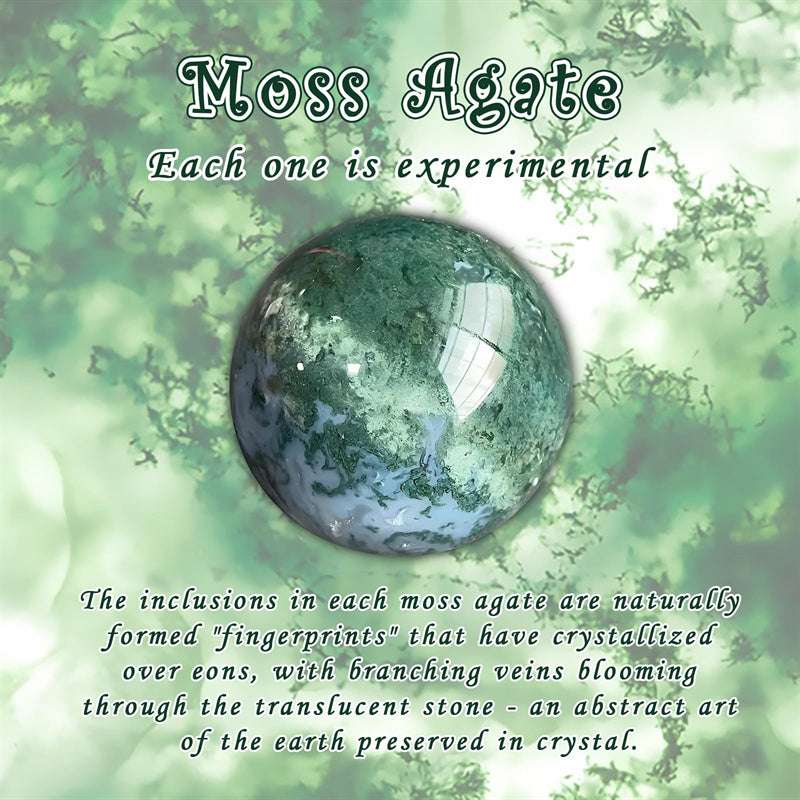 Sterling Silver Oval Round Natural Moss Agate Couples Promise Wedding Ring Set