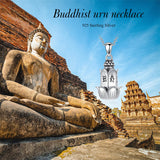 Sterling Silver Om Mani Padme Hum Urn Necklaces for Ashes