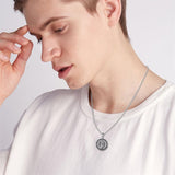 Sterling Silver Saint Gabriel,Saint Jude,Saint Benedict,Saint Patrick ,Saint Peregrine Pendant Necklace