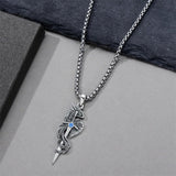 Sterling Silver Phoenix Pendant Necklace