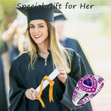 Sterling Silver Personalized Class Ring Graduation Ring for Women