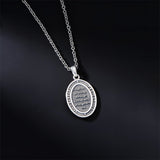 Sterling Silver St Anthony Francis Joseph Peregrine Raphael Sebastian Medal  Protection Pendant Necklace