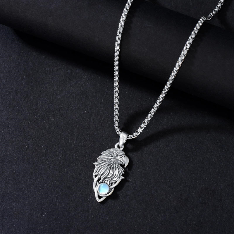 Sterling Silver  Eagle Elephant Fox Octopus Trident  Pig Raven Scorpion Pendant Necklace