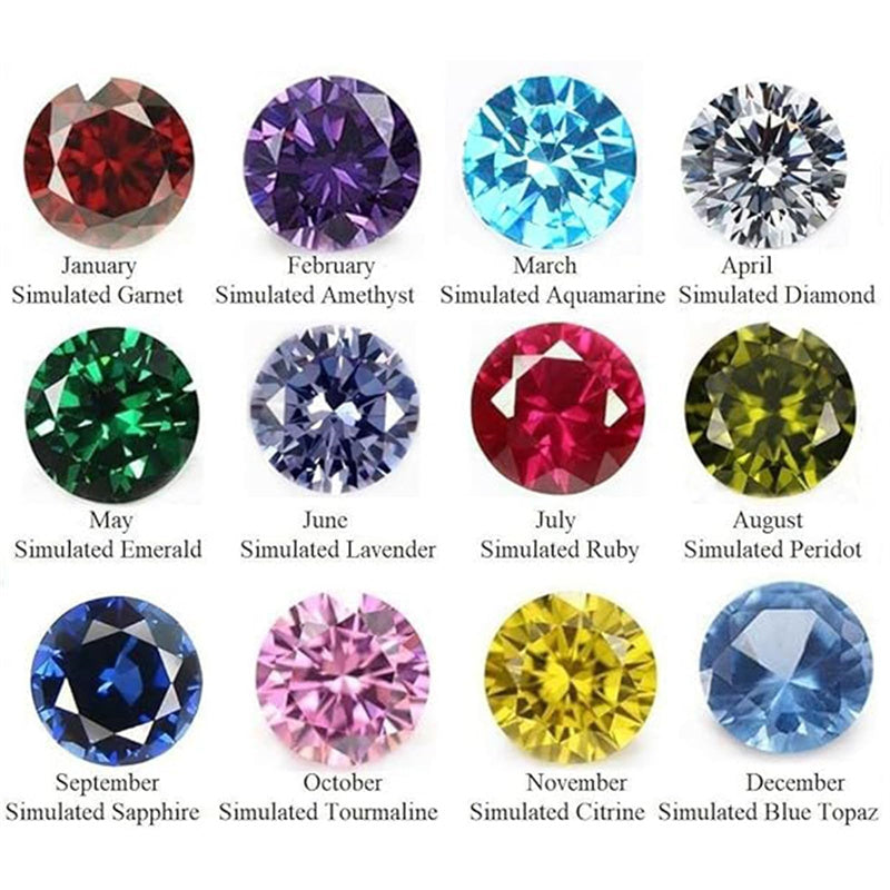 Sterling Silver Personalized Birthstone &Engraved High School Class Ring Graduation Ring