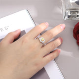 Sterling Silver Heart Urn Ring for Ashes Engraved With Always in My Heart