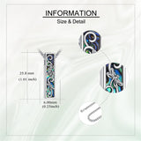 Sterling Silver Abalone Shell Butterfly Dragonfly Moon Phase Mountains Sunflower Tree of Life Urn Necklaces for Ashes