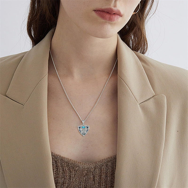 925 Sterling Silver Saint Michael Necklace Warrior Protect Us Amulet Jewelry Gift for Men Father