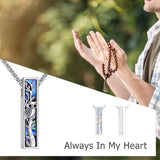 Sterling Silver Abalone Shell Butterfly Dragonfly Moon Phase Mountains Sunflower Tree of Life Urn Necklaces for Ashes