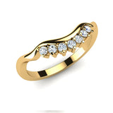 Sterling Silver Personalized Engraved Diamond Wedding Ring Set  Engagement Ring