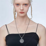 Sterling Silver Islamic Allah Religious Pendant Necklace