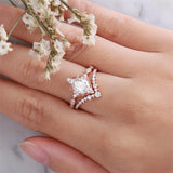 Sterling Silver 10K 14K 18K Gold Pear Shaped Gemstone Engagement Ring