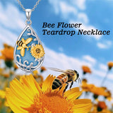 Sterling Silver Turquoise Butterfly Dragonfly Bee Hummingbird Ladybug Pendant Necklace