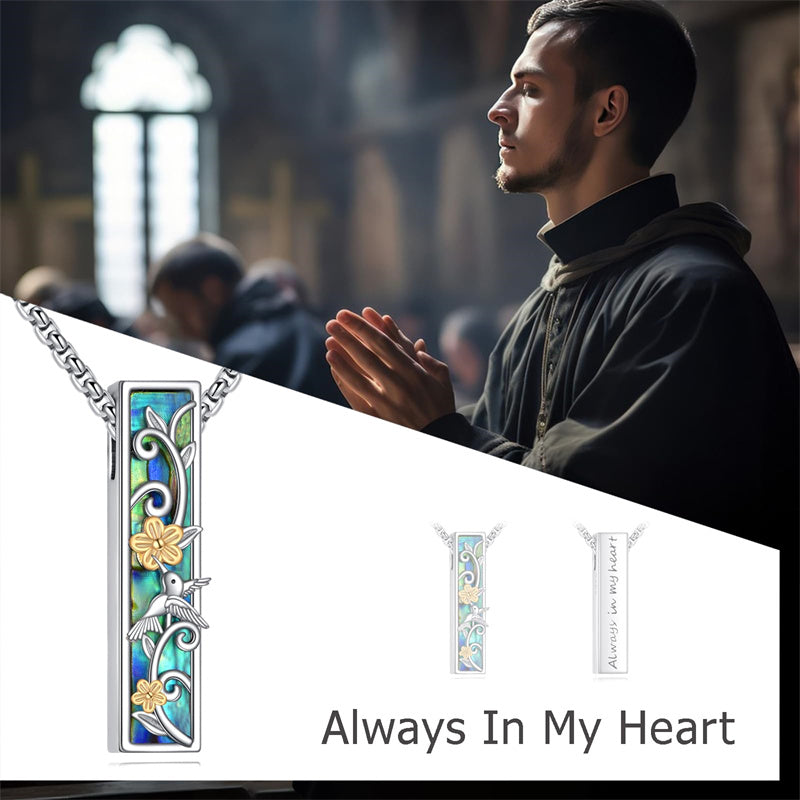 Sterling Silver Abalone Shell Butterfly Dragonfly Moon Phase Mountains Sunflower Tree of Life Urn Necklaces for Ashes