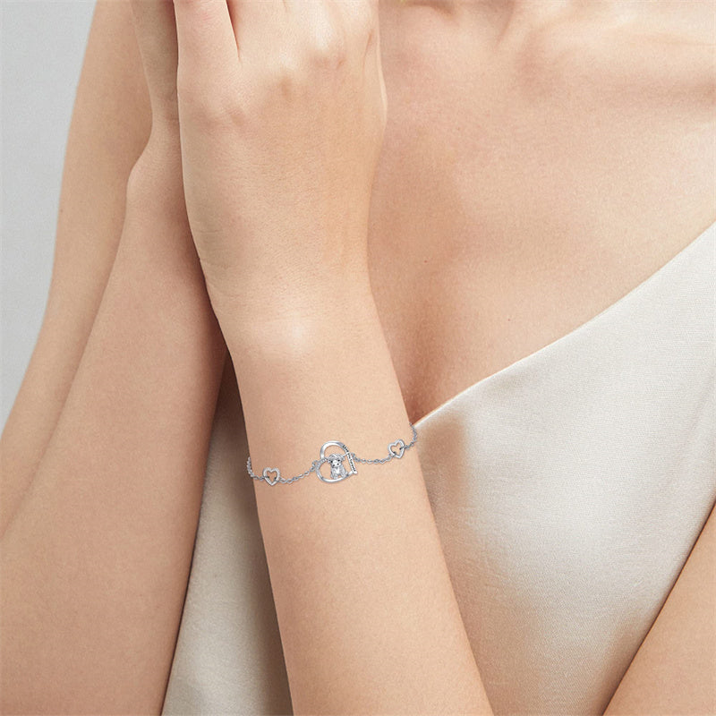 Sterling Silver Highland Cow Bracelet