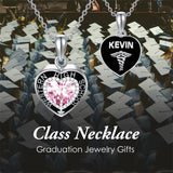 Sterling Silver Personalized Class Pendant Photo Lockets Necklace