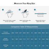 Sterling Silver Moissanite Wedding Ring Set for Women