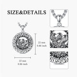 Sterling Silver  Eagle Elephant Fox Octopus Trident  Pig Raven Scorpion Pendant Necklace