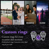 Sterling Silver Personalized  Engraved 2025 Class Ring