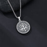 Sterling Silver Memento Mori Gothic Skull Amulet Pendant Necklace for Men