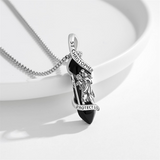 Sterling Silver Crystal Saint Michael Saint Christopher Guardian Angel Guadalupe Pendant Necklace